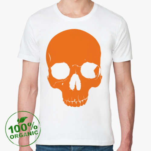 Футболка из органик-хлопка с принтом Skull