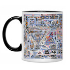 Кружка двухцветная