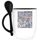 Кружка с ложкой