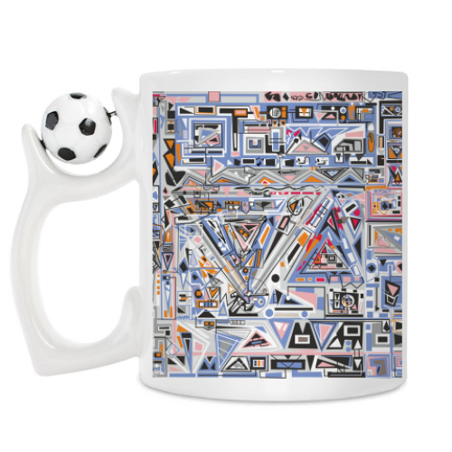 Кружка с принтом Ташизм