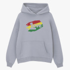 Толстовка худи оверсайз