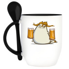 Кружка с ложкой