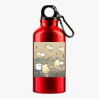 Металлическая бутылка 400 мл UV-DTF