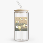 Банка с бамбуковой крышкой