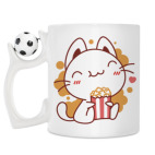 Кружка с футбольным мячиком