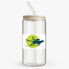 Банка с бамбуковой крышкой