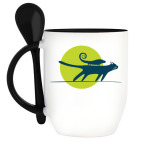 Кружка с ложкой