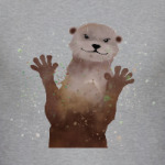 Выдра и брызги