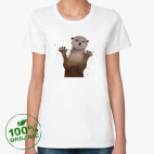 Женская футболка органик
