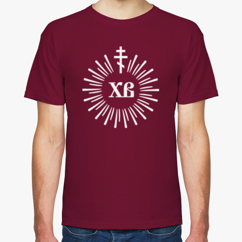 Футболка с принтом ХВ. Христос воскрес!