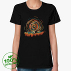 Женская футболка органик