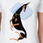 Спящий доберман