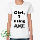 Женская футболка органик