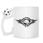Кружка с футбольным мячиком