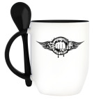 Кружка с ложкой