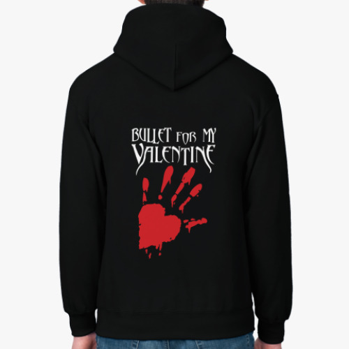 Толстовка худи с принтом Bullet for my Valentine