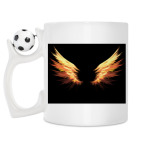 Кружка с футбольным мячиком