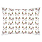 Паттерн из рождественских велосипедов