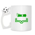 Кружка с футбольным мячиком
