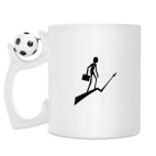 Кружка с футбольным мячиком