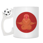 Кружка с футбольным мячиком