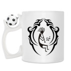 Кружка с футбольным мячиком