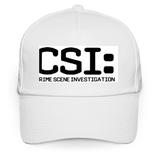 Кепка бейсболка с принтом  CSI