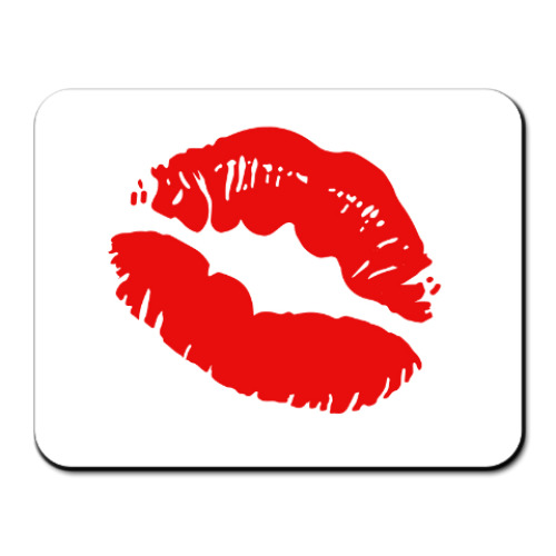 Коврик для мыши с принтом Поцелуй