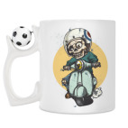 Кружка с футбольным мячиком