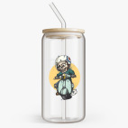 Банка с бамбуковой крышкой