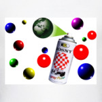  Баллончик с краской