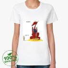 Женская футболка органик