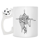 Кружка с футбольным мячиком