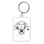 Брелок 5.7 x 4.1 см маска...