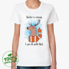 Женская футболка органик