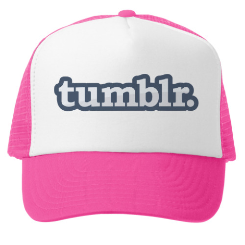 Кепка-тракер с принтом tumblr