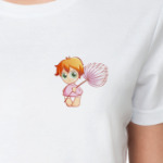 Чибик с цветком