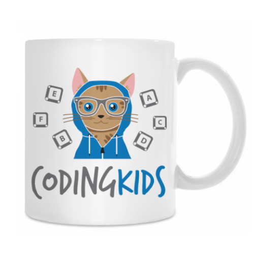 Кружка Кот Кодер
