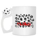 Кружка с футбольным мячиком