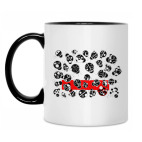 Кружка двухцветная