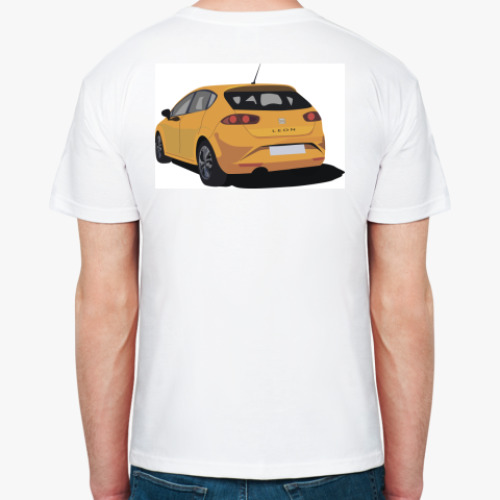 Футболка с принтом Seat Leon