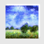 Пейзаж с облаками