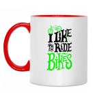 Двухцветная кружка Bikes