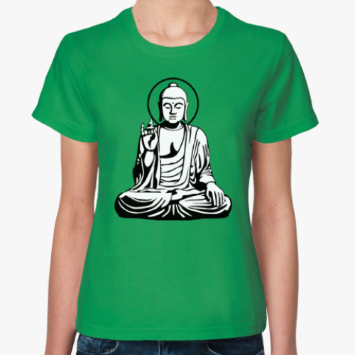 Женская футболка с принтом Будда