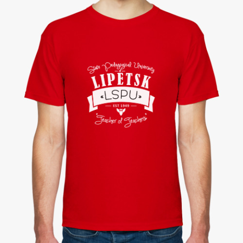 Футболка с принтом LSPU