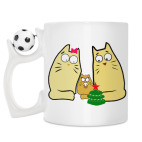 Кружка с футбольным мячиком