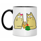 Кружка двухцветная