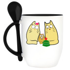 Кружка с ложкой