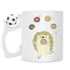 Кружка с футбольным мячиком