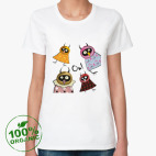 Женская футболка органик